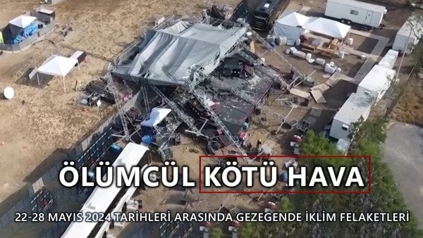 Gezegende 22 Mayıs - 28 Mayıs 2024 Tarihleri Arasında Meydana Gelen İklim Felaketlerinin Özeti