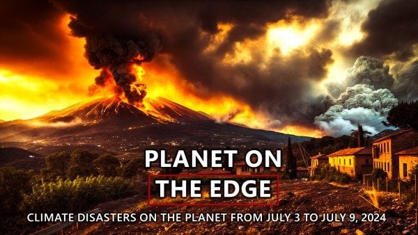 Summary of Climate Disasters on the planet from July 3 to July 9, 2024