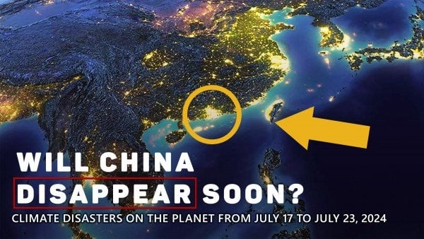 Summary of Climate Disasters on the planet from July 17 to July 23, 2024