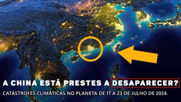 Resumo das catástrofes climáticas no planeta de 17 a 23 de julho de 2024.