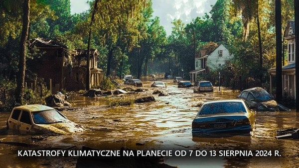 Podsumowanie katastrof klimatycznych na planecie od 7 do 13 sierpnia 2024 r.