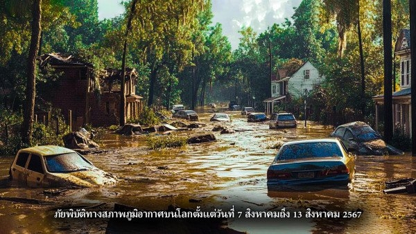 สรุปภัยพิบัติด้านสภาพภูมิอากาศบนโลกตั้งแต่วันที่ 7 สิงหาคมถึง 13 สิงหาคม 2567