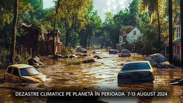 Sinteza dezastrelor climatice pe planetă în perioada 7-13 august 2024